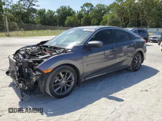 2020 Honda Civic EX-L z VIN 19XFC1F71LE014643, wystawiony jako Copart lot #57838095 z przebiegiem 87 228 mil mil oraz Nie do naprawy • Non repairable. Historia ofert i sprzedaży dostępna na DreamBid. Obrazek 1.