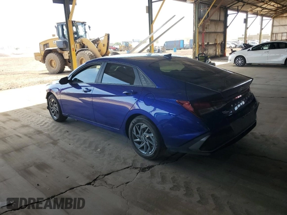 2024 Hyundai Elantra SEL with VIN KMHLM4DG7RU675314, listed as a Copart auction lot 54870315 with 11,007 mi miles and Salvage title. Bid and sale history available at DreamBid. Image 2.