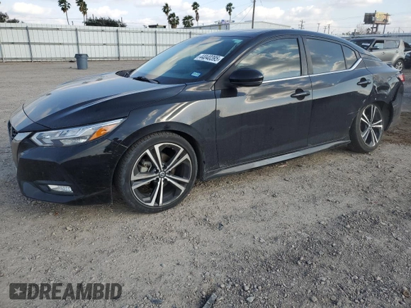 2020 Nissan Sentra SR z VIN 3N1AB8DV3LY303404, wystawiony jako Copart lot #44040395 z przebiegiem 75 029 mil mil oraz Szkoda całkowita • Salvage title. Historia ofert i sprzedaży dostępna na DreamBid. Obrazek 1.