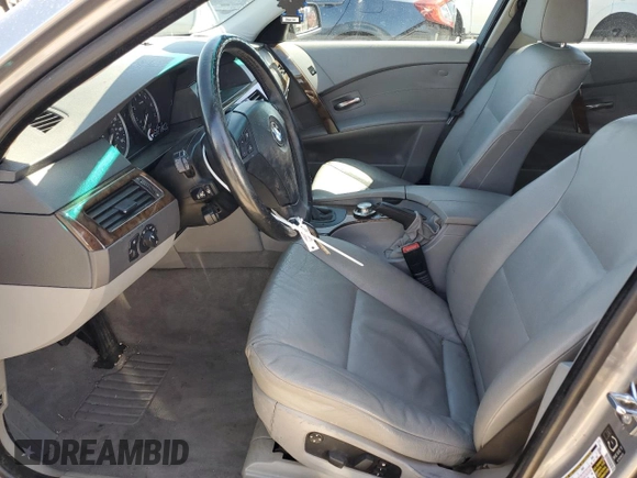 2006 BMW 5 Series 530i with VIN WBANE735X6CM34146, listed as a Copart auction lot 49740535 with 121,958 mi miles and Salvage Title. Bid and sale history available at carsss.com. Image 7.