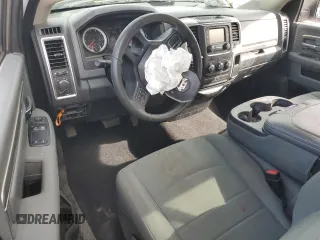 2018 Ram 1500 SLT with VIN 3C6JR7ET1JG176002, listed as a Copart auction lot 58639725 with 64,392 mi miles and Salvage title. Bid and sale history available at DreamBid. Image 8.