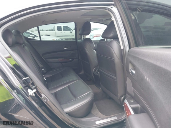 2015 Acura TLX V6 Tech with VIN 19UUB2F50FA019114, listed as a IAAI auction lot 41933324 with 108,583 mi miles. Bid and sale history available at carsss.com. Image 8.