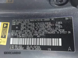 2012 Lexus RX 350 with VIN 2T2BK1BA2CC125232, listed as a IAAI auction lot 41047067 with 250,000 mi miles. Bid and sale history available at carsss.com. Image 9.