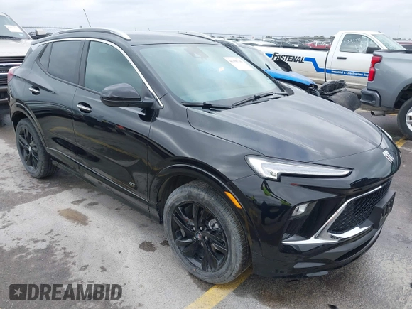 2025 Buick Encore GX Sport Touring with VIN KL4AMDSL4SB011320, listed as a IAAI auction lot 41490736 with 4,839 mi miles and . Bid and sale history available at DreamBid. Image 1.