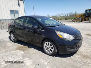 2015 Kia Rio LX with VIN KNADM4A35F6457041, listed as a Copart auction lot 54929285 with 183,431 mi miles and Clean Title. Bid and sale history available at carsss.com. Image 4.