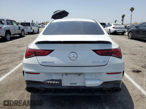 2020 Mercedes-Benz CLA 45 AMG with VIN W1K5J5DB3LN093251, listed as a Copart auction lot 55902764 with 51,442 mi miles and Salvage Title. Bid and sale history available at DreamBid. Image 6.