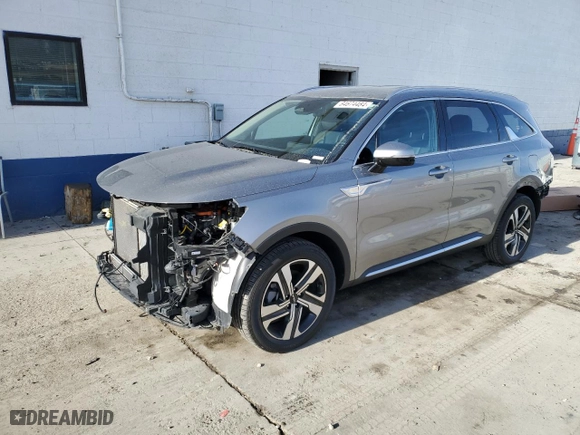 2023 Kia Sorento Hybrid EX with VIN KNDRHDLG4P5134216, listed as a Copart auction lot 84674484 with 39,510 mi miles and Salvage Title. Bid and sale history available at carsss.com. Image 1.