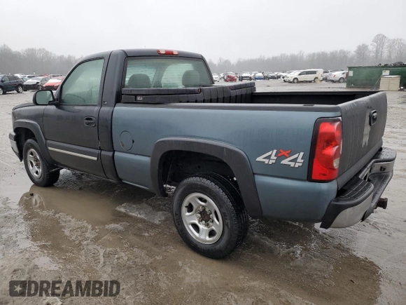 2003 Chevrolet Silverado 1500 LS with VIN 1GCEK14V63Z237927, listed as a Copart auction lot 86369604 with 150,172 mi miles and Salvage Title. Bid and sale history available at DreamBid. Image 2.