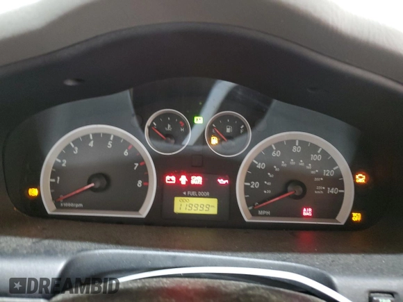 2005 Hyundai Santa Fe GLS with VIN KM8SC73E85U945466, listed as a Copart auction lot 72215174 with 119,999 mi miles and Non Repairable. Bid and sale history available at carsss.com. Image 9.