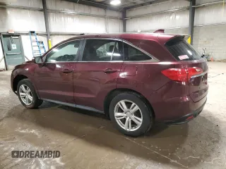 2015 Acura RDX Tech Pkg with VIN 5J8TB4H5XFL019498, listed as a Copart auction lot 46613575 with 0 mi miles and Salvage Title. Bid and sale history available at carsss.com. Image 2.