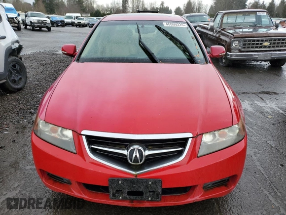 2004 Acura TSX w/Navigation with VIN JH4CL96904C040001, listed as a Copart auction lot 46000225 with 155,209 mi miles and Clean Title. Bid and sale history available at carsss.com. Image 5.