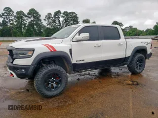 2022 Ram 1500 TRX with VIN 1C6SRFU98NN370527, listed as a Copart auction lot 59137635 with 30,884 mi miles and Salvage title. Bid and sale history available at DreamBid. Image 1.