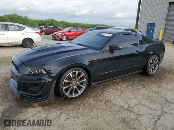 2012 Ford Mustang V6 Premium with VIN 1ZVBP8AM8C5247520, listed as a Copart auction lot 53736135 with 124,838 mi miles and Salvage Title. Bid and sale history available at carsss.com. Image 1.