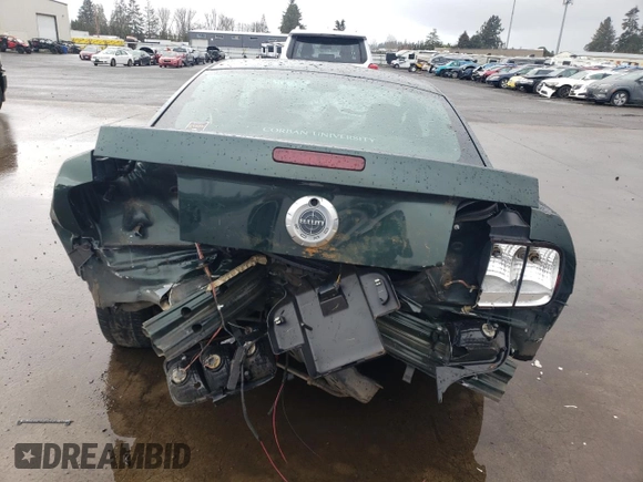 2008 Ford Mustang GT Deluxe with VIN 1ZVHT82H585179790, listed as a Copart auction lot 46701875 with Not provided miles and Salvage title. Bid and sale history available at DreamBid. Image 6.