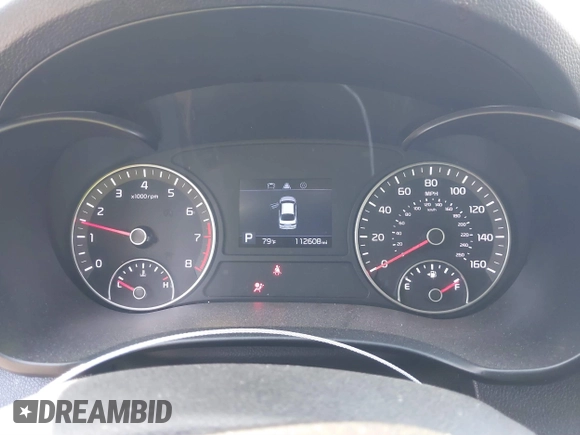 2019 Kia Optima LX with VIN 5XXGT4L37KG347930, listed as a IAAI auction lot 41772543 with 112,608 mi miles. Bid and sale history available at carsss.com. Image 7.