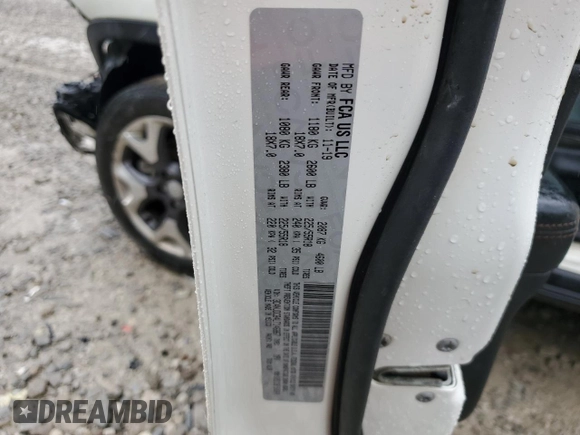 2020 Jeep Compass Limited с VIN 3C4NJDCB4LT146867, выставлен на аукционе Copart как лот 57985595 с пробегом 146 687 миль миль и Списание • Salvage title. История ставок и продаж доступна на DreamBid. Изображение 14.