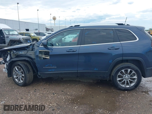 2021 Jeep Cherokee Latitude Lux with VIN 1C4PJLMX2MD107165, listed as a IAAI auction lot 42456893 with 62,625 mi miles and . Bid and sale history available at DreamBid. Image 15.