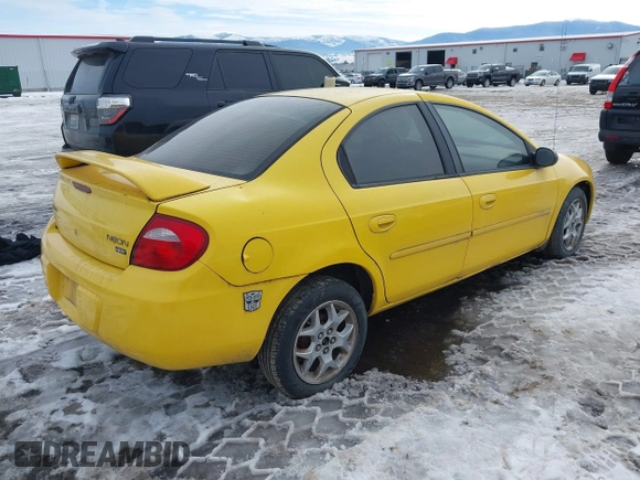 2003 Dodge Neon SXT with VIN 1B3ES56C53D201986, listed as a IAAI auction lot 41620303 with 209,019 mi miles. Bid and sale history available at carsss.com. Image 4.