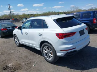 2023 Audi Q3 S line Premium with VIN WA1DECF35P1132966, listed as a IAAI auction lot 41985948 with 42,248 mi miles. Bid and sale history available at carsss.com. Image 3.