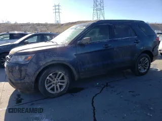 2017 Ford Explorer with VIN 1FM5K7BH6HGA48547, listed as a Copart auction lot 47058965 with 55,432 mi miles and Salvage Title. Bid and sale history available at DreamBid. Image 1.