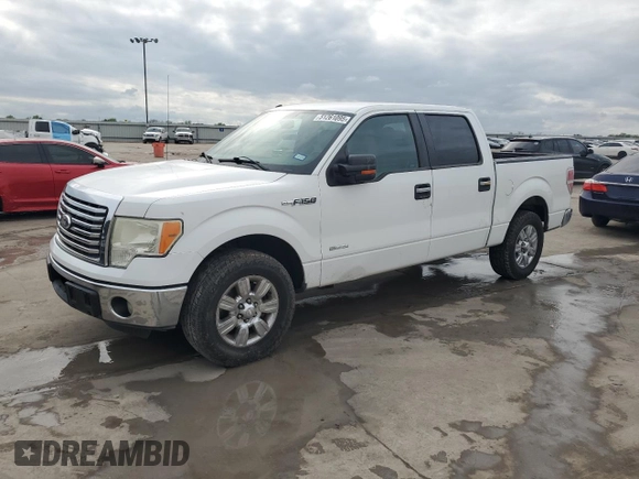2011 Ford F-150 XLT with VIN 1FTFW1CT6BFB91332, listed as a Copart auction lot 51261095 with 175,046 mi miles and Clean Title. Bid and sale history available at carsss.com. Image 1.