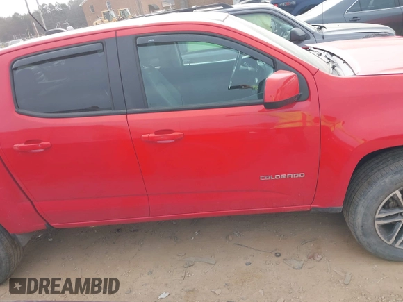 2020 Chevrolet Colorado 2WD Work Truck with VIN 1GCGSBEA3L1162371, listed as a IAAI auction lot 41459602 with 126,428 mi miles and . Bid and sale history available at DreamBid. Image 13.
