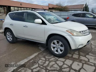2006 Nissan Murano SL z VIN JN8AZ08T46W407189, wystawiony jako Copart lot #53729915 z przebiegiem 194 715 mil mil oraz Szkody całkowita. Historia ofert i sprzedaży dostępna na DreamBid. Obrazek 4.
