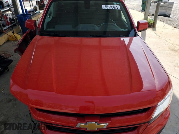 2019 Chevrolet Colorado 2WD Work Truck z VIN 1GCGSBEN1K1352591, wystawiony jako Copart lot #55156865 z przebiegiem 77 742 mil mil oraz Szkoda całkowita • Salvage title. Historia ofert i sprzedaży dostępna na DreamBid. Obrazek 11.