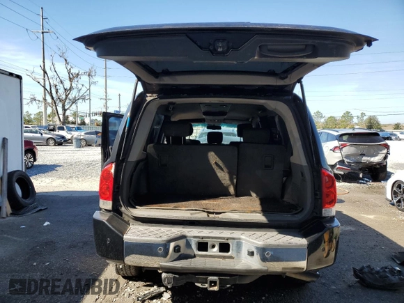 2006 Nissan Armada LE z VIN 5N1AA08A76N704895, wystawiony jako Copart lot #43348725 z przebiegiem 347 843 mil mil oraz Szkoda całkowita • Salvage title. Historia ofert i sprzedaży dostępna na DreamBid. Obrazek 6.