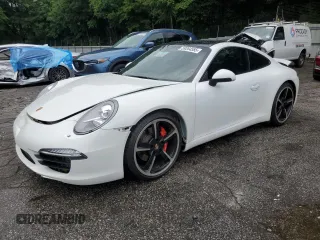 2014 Porsche 911 Carrera S with VIN WP0AB2A96ES121263, listed as a Copart auction lot 59264585 with 59,401 mi miles and Salvage title. Bid and sale history available at DreamBid. Image 1.