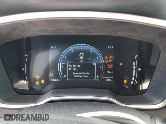 2023 Toyota Corolla Cross XLE with VIN 7MUDAABG5PV054275, listed as a Copart auction lot 54573835 with 42,003 mi miles and Salvage title. Bid and sale history available at DreamBid. Image 9.