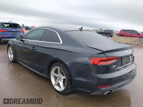 2018 Audi A5 Premium Plus with VIN WAUTNAF56JA049039, listed as a IAAI auction lot 41868983 with 81,551 mi miles and . Bid and sale history available at DreamBid. Image 3.
