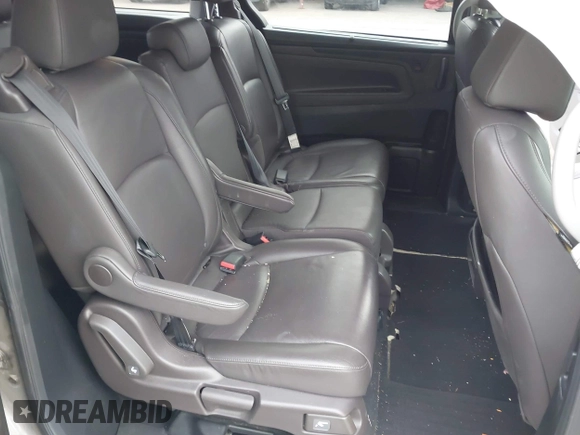 2018 Honda Odyssey EX-L with VIN 5FNRL6H75JB044789, listed as a IAAI auction lot 41625002 with 58,033 mi miles and . Bid and sale history available at DreamBid. Image 8.