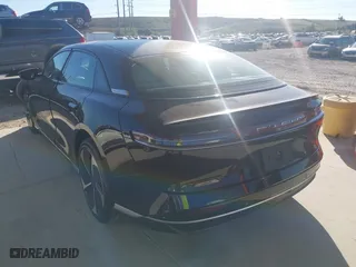2024 Lucid Air Pure with VIN 50EA1PGA7RA006132, listed as a IAAI auction lot 41261501 with 4,347 mi miles. Bid and sale history available at carsss.com. Image 3.