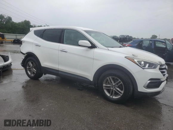 2018 Hyundai Santa Fe 2.4L with VIN 5NMZT3LB9JH088836, listed as a Copart auction lot 60206855 with 111,208 mi miles and Salvage title. Bid and sale history available at DreamBid. Image 4.