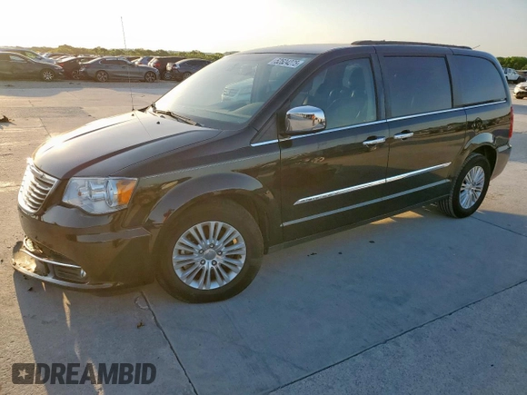 2012 Chrysler Town & Country Touring L with VIN 2C4RC1CG5CR269750, listed as a Copart auction lot 52524275 with 75,702 mi miles and Salvage Title. Bid and sale history available at DreamBid. Image 1.