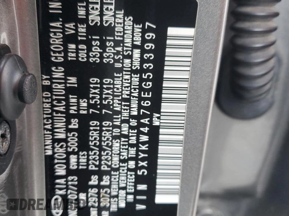 2014 Kia Sorento SX Limited with VIN 5XYKW4A76EG533997, listed as a Copart auction lot 41423185 with 159,319 mi miles and Salvage Title. Bid and sale history available at carsss.com. Image 15.