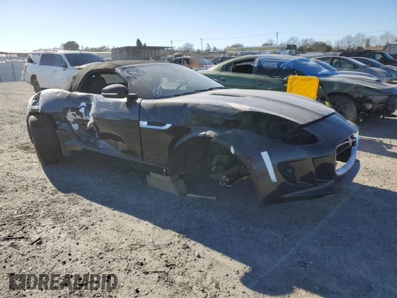 2014 Jaguar F-Type V6 with VIN SAJWA6E75E8K03346, listed as a Copart auction lot 88558275 with Not Provided miles and Salvage Title. Bid and sale history available at DreamBid. Image 4.