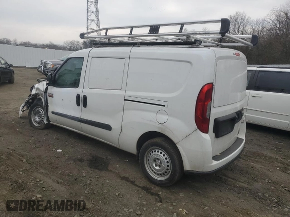2022 Ram ProMaster City Cargo Tradesman with VIN ZFBHRFAB1N6W61829, listed as a Copart auction lot 46619185 with 112,268 mi miles and Salvage Title. Bid and sale history available at DreamBid. Image 2.