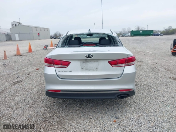 2018 Kia Optima LX with VIN 5XXGT4L38JG179861, listed as a IAAI auction lot 42000255 with 87,530 mi miles. Bid and sale history available at carsss.com. Image 16.