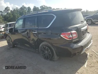 2017 Nissan Armada SV with VIN JN8AY2ND4H9009946, listed as a Copart auction lot 64395354 with 182,409 mi miles and Salvage Title. Bid and sale history available at carsss.com. Image 2.