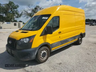 2023 Ford Transit Cargo with VIN 1FTBR1X81PKA74025, listed as a Copart auction lot 66054085 with 48,053 mi miles and Salvage title. Bid and sale history available at DreamBid. Image 1.