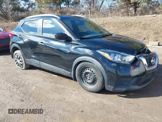 2018 Nissan Kicks S with VIN 3N1CP5CUXJL538121, listed as a IAAI auction lot 41730368 with 108,224 mi miles and . Bid and sale history available at DreamBid. Image 1.