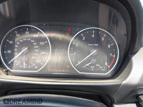 2012 BMW 1 Series 135i with VIN WBAUN7C58CVM26705, listed as a IAAI auction lot 42505448 with 72,336 mi miles and . Bid and sale history available at DreamBid. Image 7.