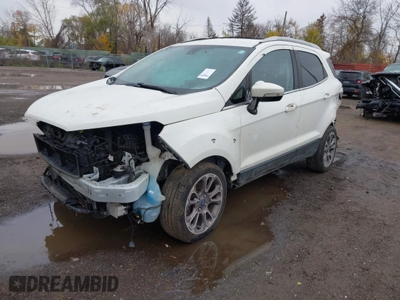 2019 Ford EcoSport Titanium z VIN MAJ3S2KE7KC276727, wystawiony jako IAAI lot #40913649 z przebiegiem 95 390 mil mil oraz . Historia ofert i sprzedaży dostępna na DreamBid. Obrazek 21.
