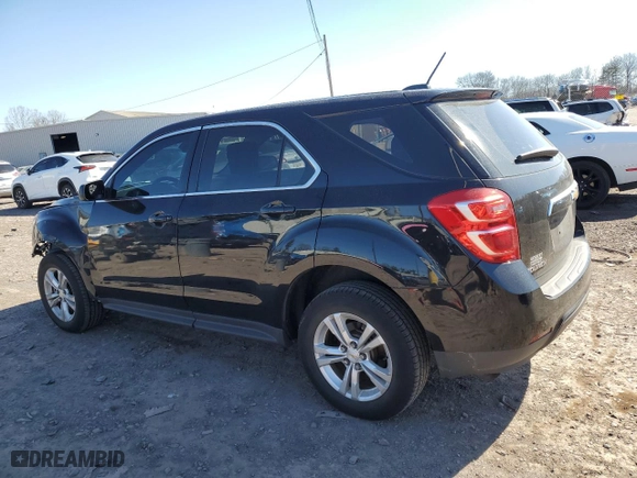 2017 Chevrolet Equinox LS with VIN 2GNALBEK1H1510348, listed as a Copart auction lot 47186795 with 83,145 mi miles and Salvage Title. Bid and sale history available at carsss.com. Image 2.