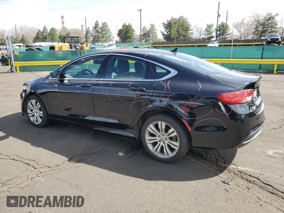 2015 Chrysler 200 Limited with VIN 1C3CCCAB4FN751091, listed as a Copart auction lot 52079915 with 123,711 mi miles and Salvage Title. Bid and sale history available at carsss.com. Image 2.