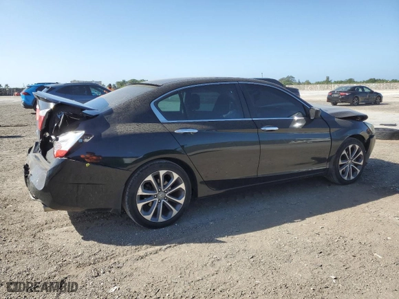 2014 Honda Accord Sedan Sport with VIN 1HGCR2F50EA307348, listed as a Copart auction lot 47964825 with 150,763 mi miles and Salvage Title. Bid and sale history available at carsss.com. Image 3.