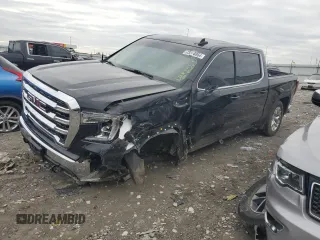 2019 GMC Sierra 1500 SLE z VIN 3GTU9BED2KG195032, wystawiony jako Copart lot #73373364 z przebiegiem Nie podano mil oraz Szkoda całkowita • Salvage title. Historia ofert i sprzedaży dostępna na DreamBid. Obrazek 1.