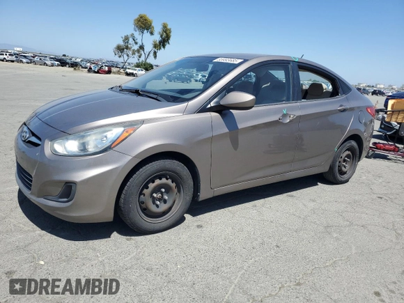 2012 Hyundai Accent GLS z VIN KMHCT4AE3CU197339, wystawiony jako Copart lot #55993685 z przebiegiem 218 401 mil mil oraz Szkody całkowita. Historia ofert i sprzedaży dostępna na DreamBid. Obrazek 1.